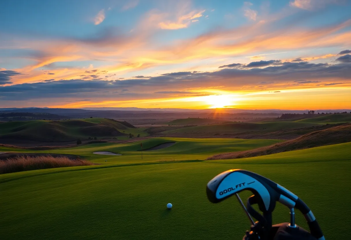 Golf course landscape representing the spirit of the game.