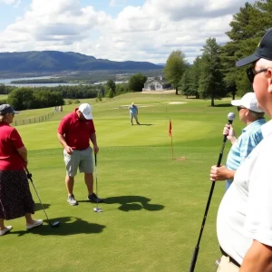 Participants at the Rally for Kate charity golf tournament