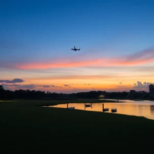 A scenic view of Boca Raton, Florida, symbolizing the community's resilience after a plane crash.