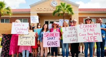 Cocoa Beach Protests Erupt Over Teacher’s Return to School