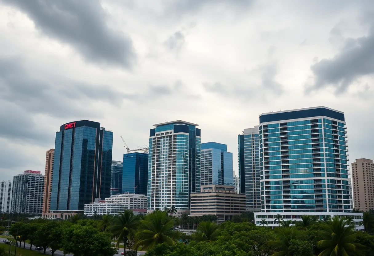 A skyline view of Jacksonville, Florida highlighting commercial real estate growth.