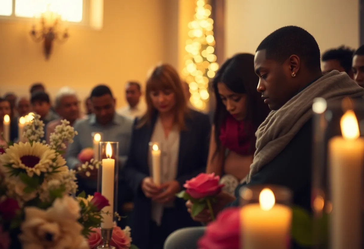 Community gathers in memory of a lost child