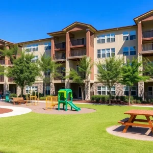 Exterior view of Gavin Point Apartments in Jacksonville