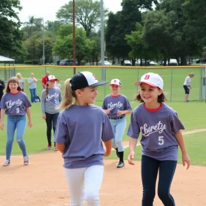 Community members at the Jacksonville Charity Softball Game