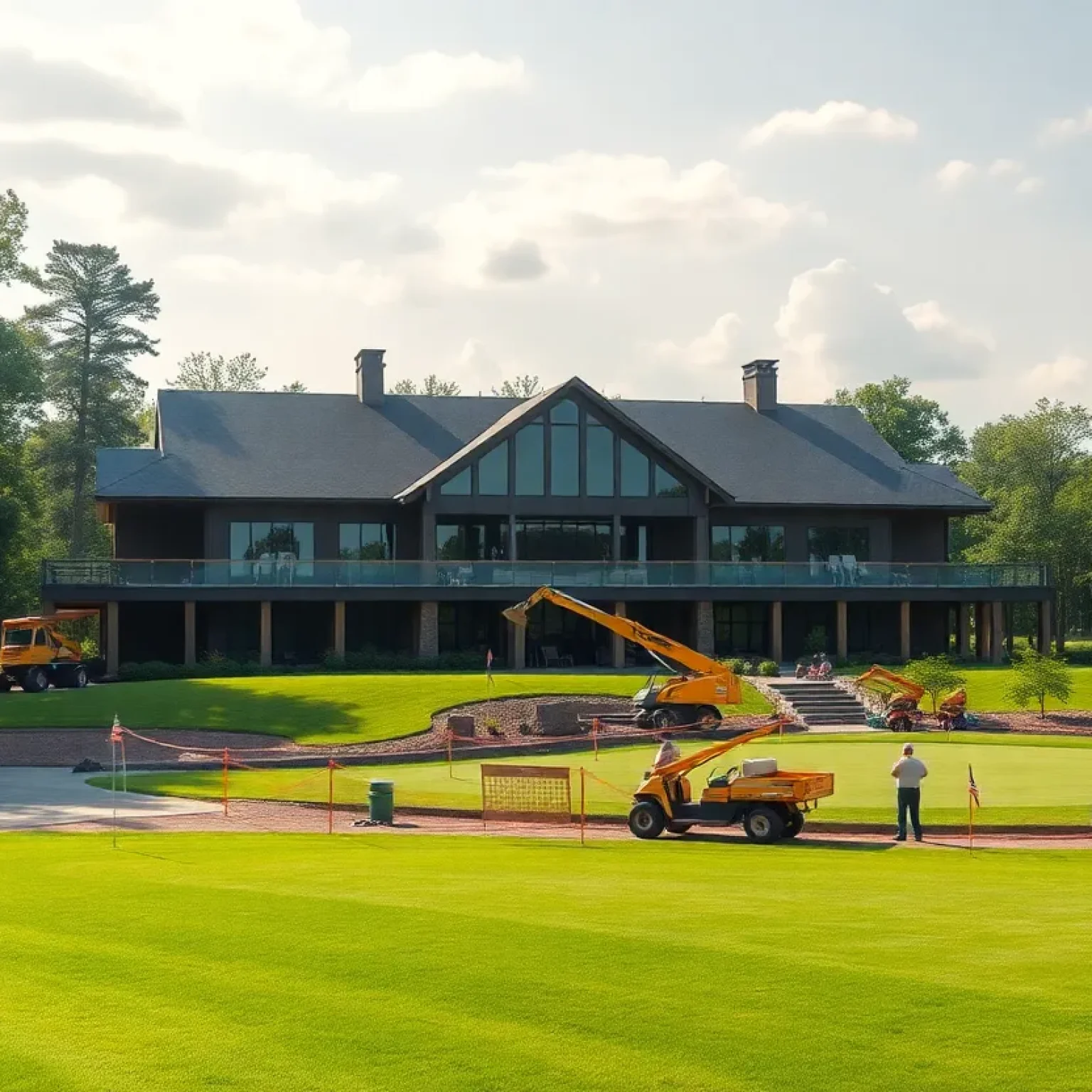 Rendering of the new clubhouse at Jacksonville Golf & Country Club