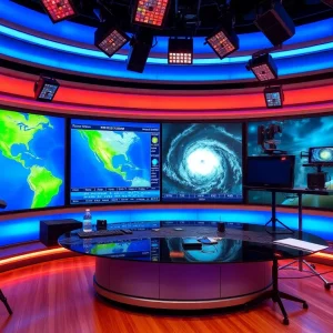 Advanced weather forecasting studio in Jacksonville