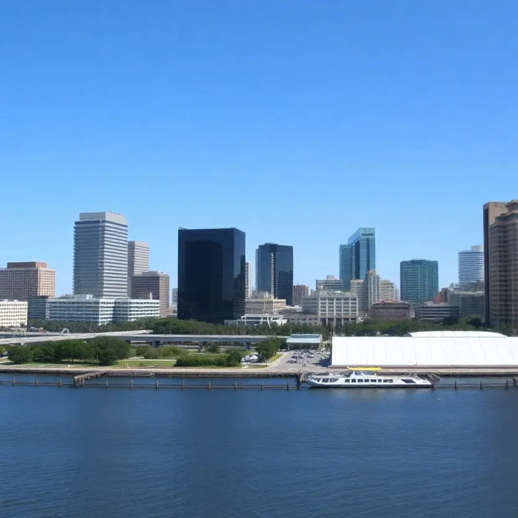 Jacksonville skyline showcasing urban development.