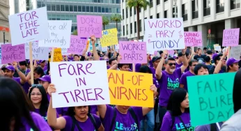 Los Angeles County Workers Initiate Historic Strike