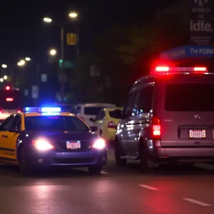 Scene of a tragic vehicle collision in Nashville