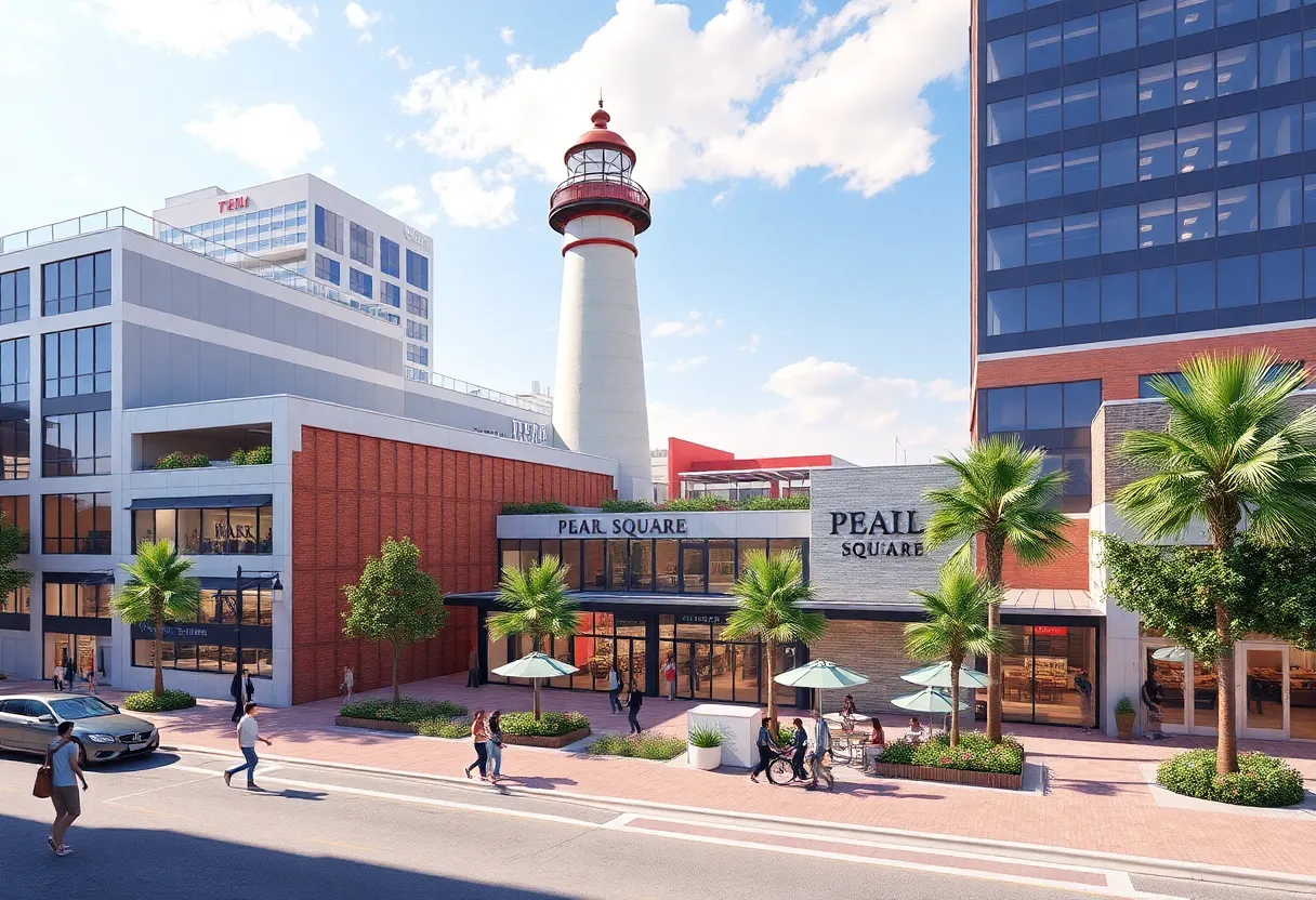 Rendering of Pearl Square development in Downtown Jacksonville