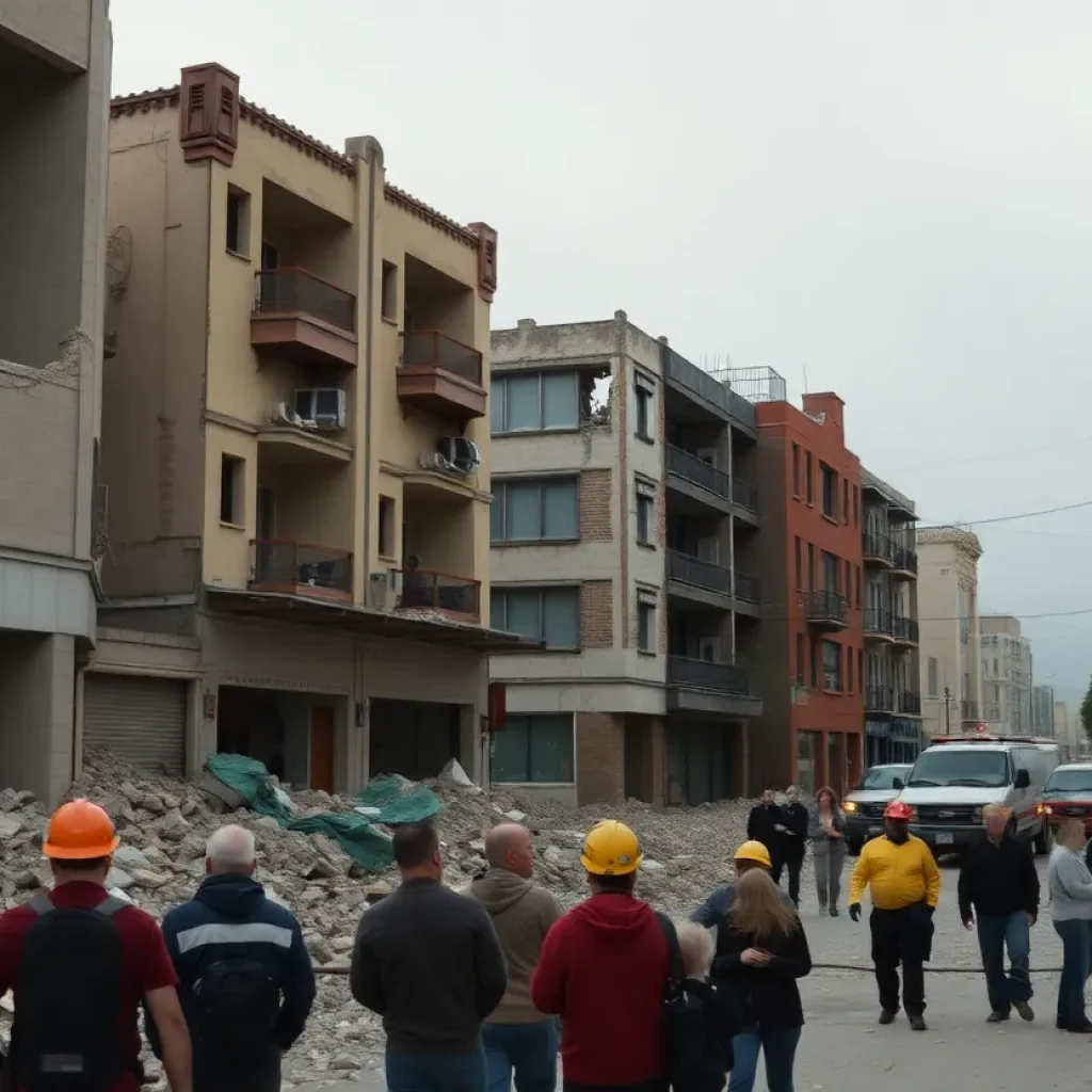 Aftermath of Southern California Earthquake