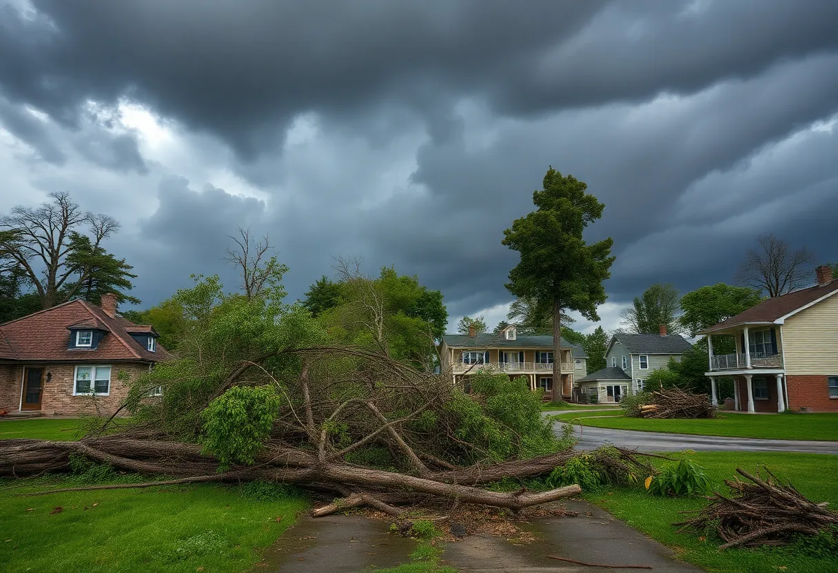 Storm Damage in Southern U.S.