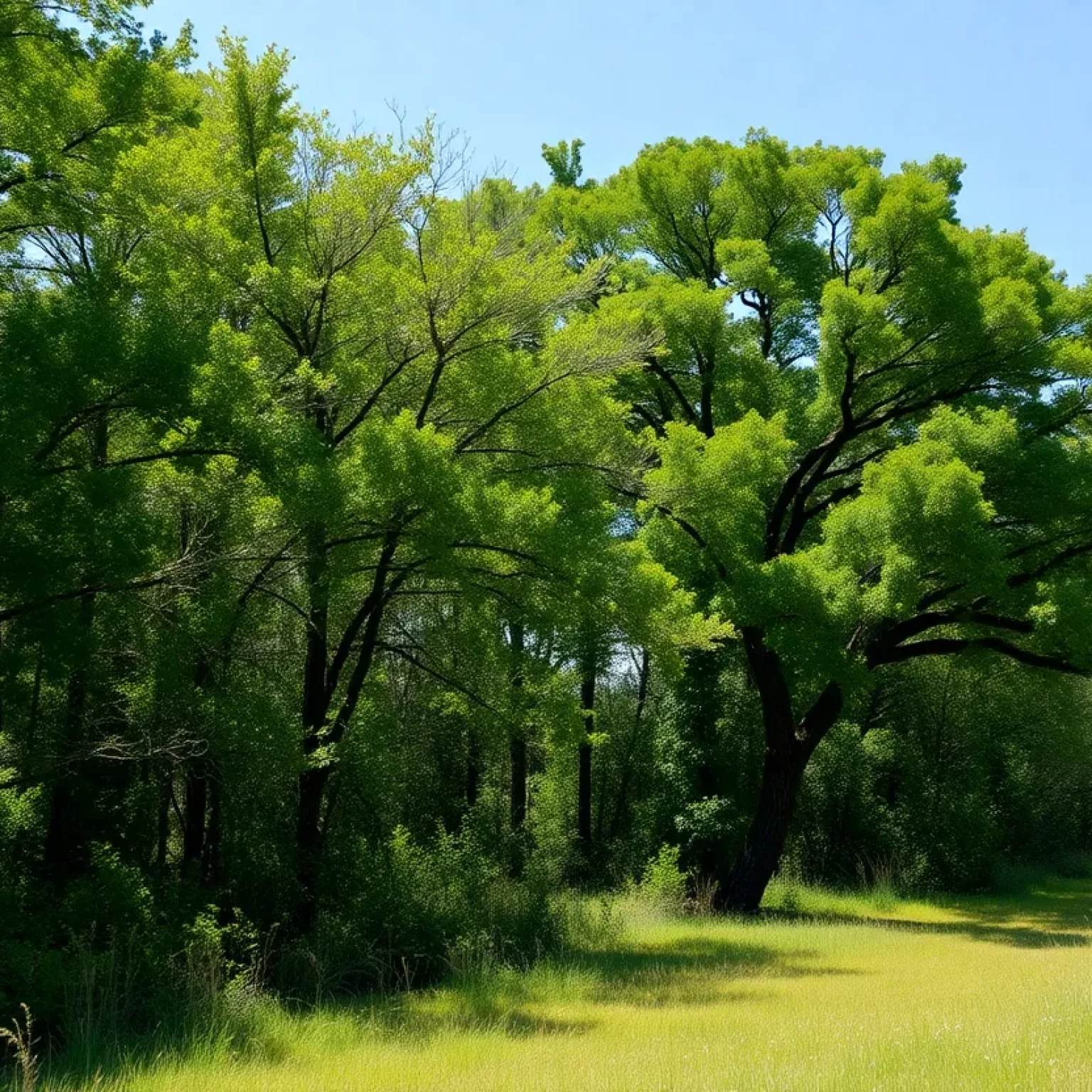 Beautiful landscape of Florida wildlife management area