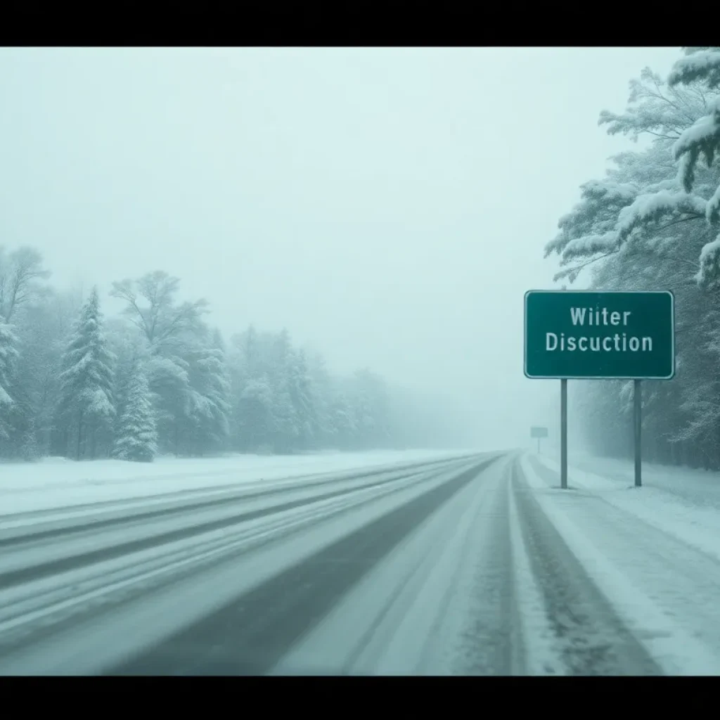 Heavy snowfall in Florida during winter storm