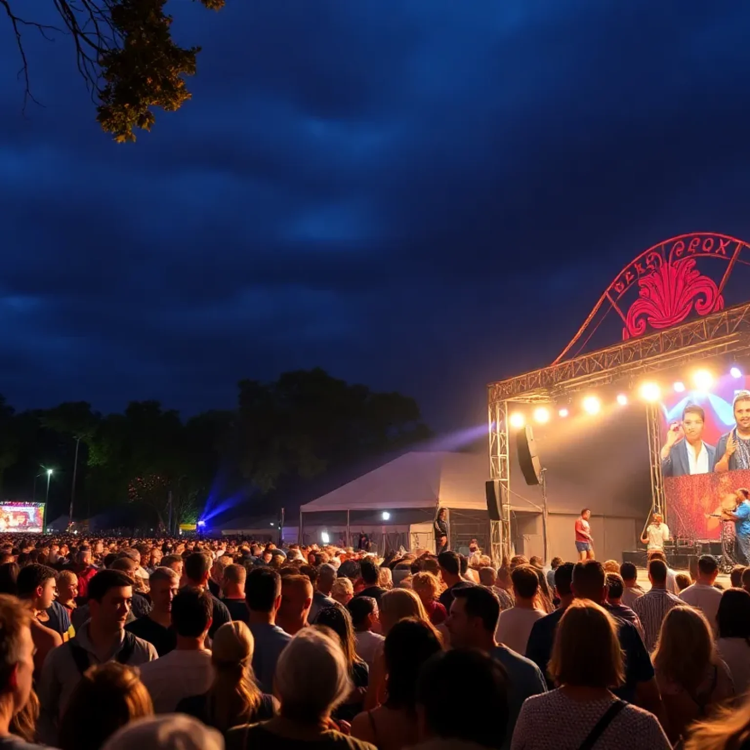 Festival attendees enjoying Funk Fest in Jacksonville, 2025.