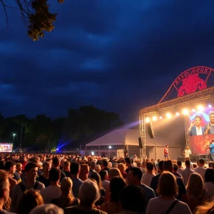 Festival attendees enjoying Funk Fest in Jacksonville, 2025.