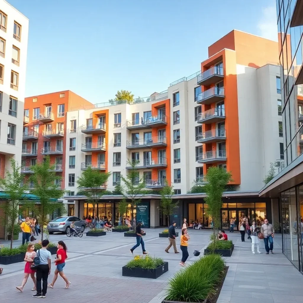 Rendering of Gateway Jax mixed-use development