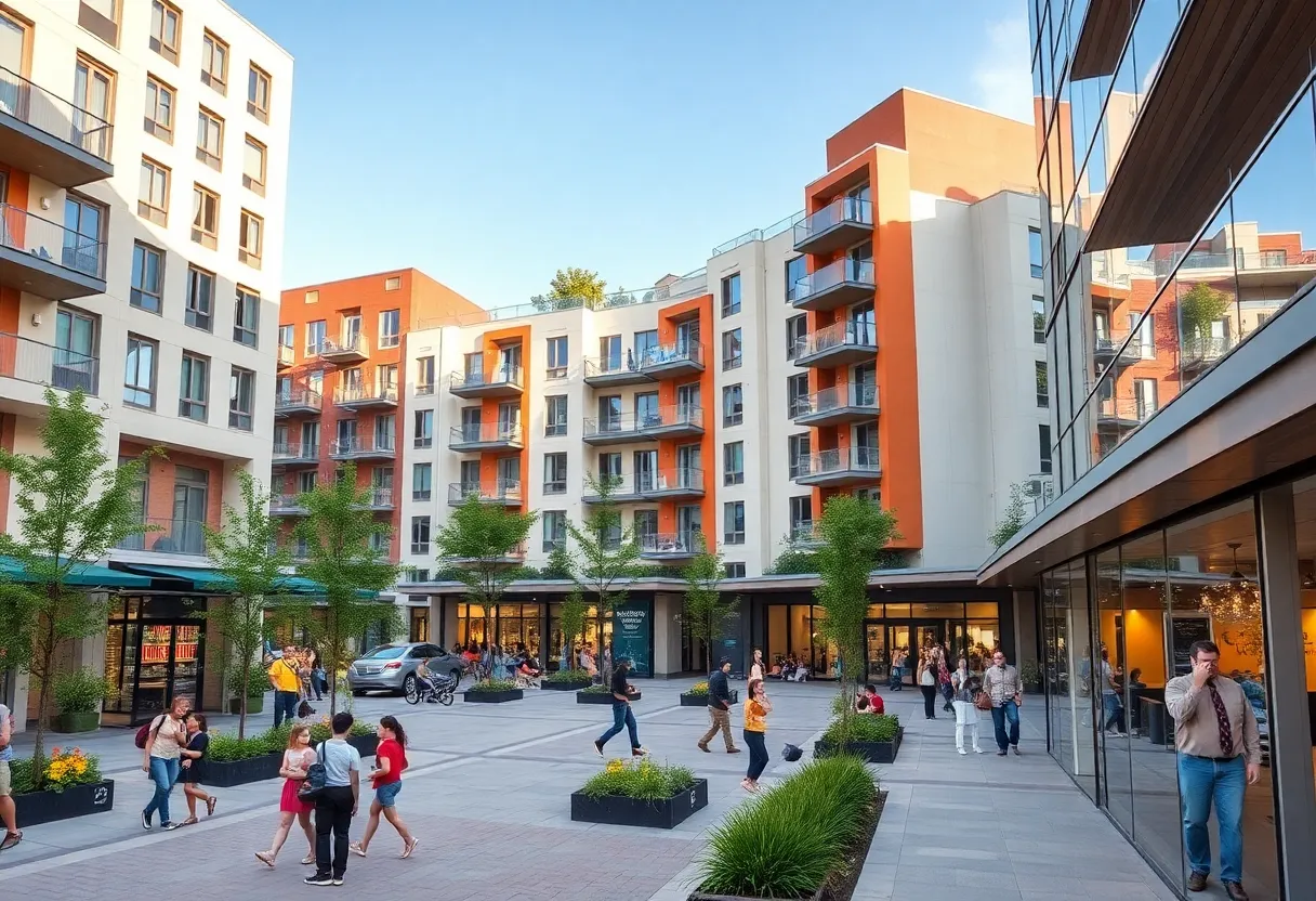 Rendering of Gateway Jax mixed-use development