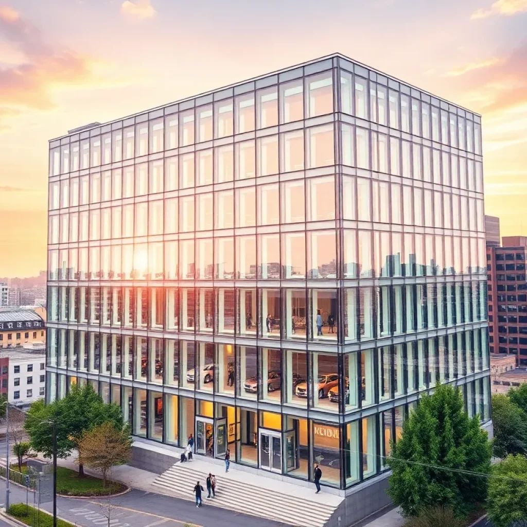 Illustration of Haskell's new headquarters building in Jacksonville