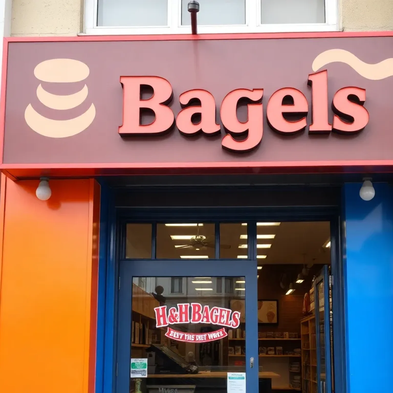 Exterior view of H&H Bagels new shop in St. Johns County