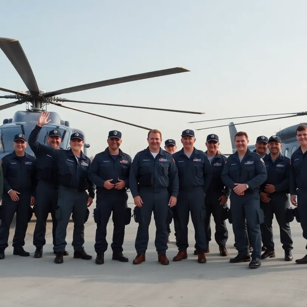 Navy helicopter squadron HSM-72 returning home after deployment