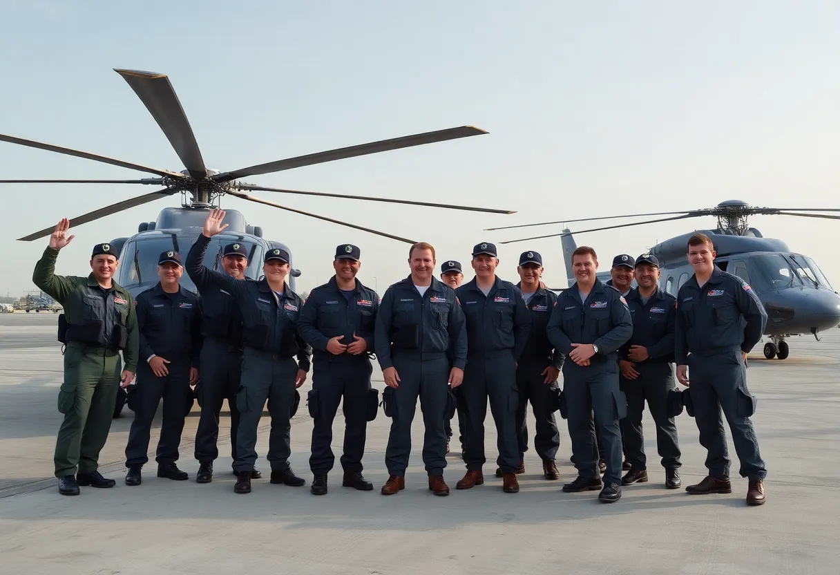 Navy helicopter squadron HSM-72 returning home after deployment