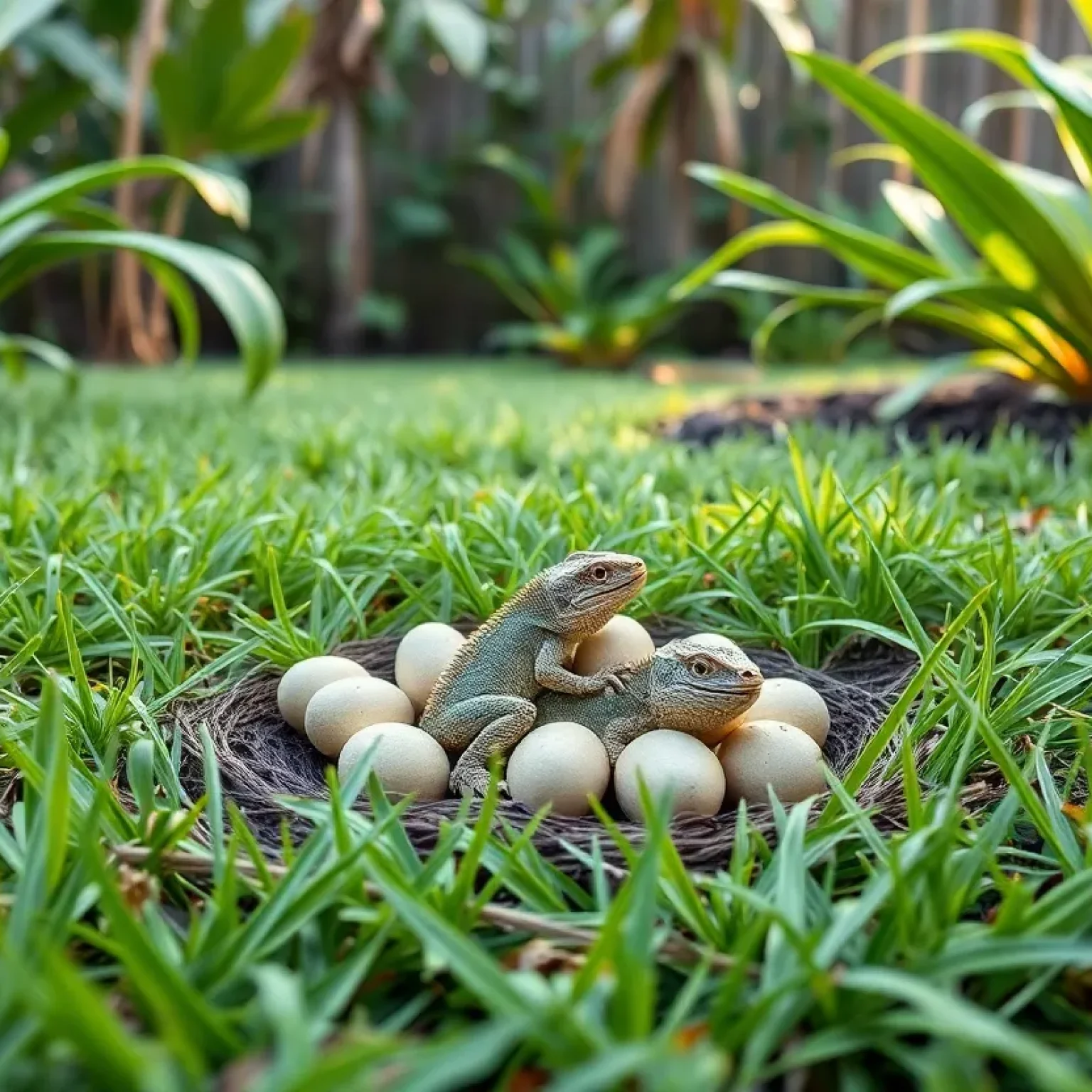 Ninety-eight iguana eggs found in a backyard in Florida.