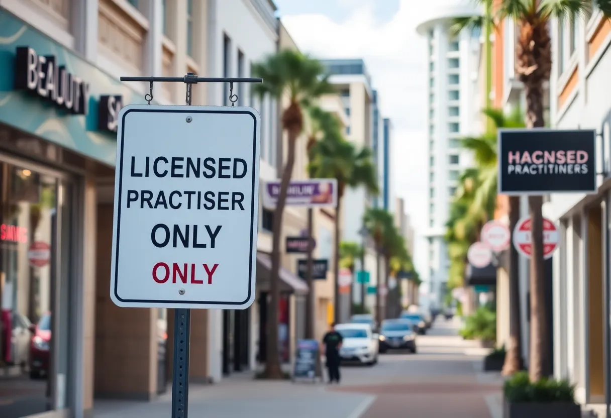 Beauty salons in Jacksonville, Florida, emphasizing licensed practitioners.