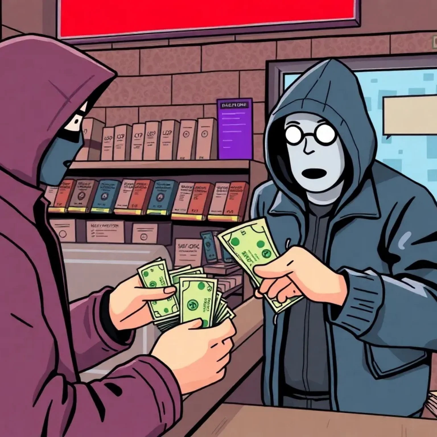 Police investigation on counterfeit bills in Jacksonville