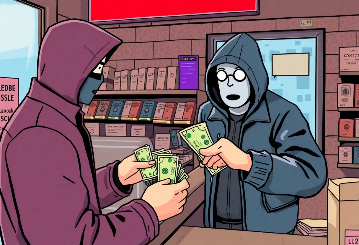 Police investigation on counterfeit bills in Jacksonville