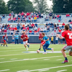 High school flag football teams competing in Jacksonville