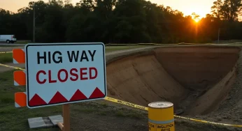 Jacksonville Highway Closures Due to Sinkhole Concerns