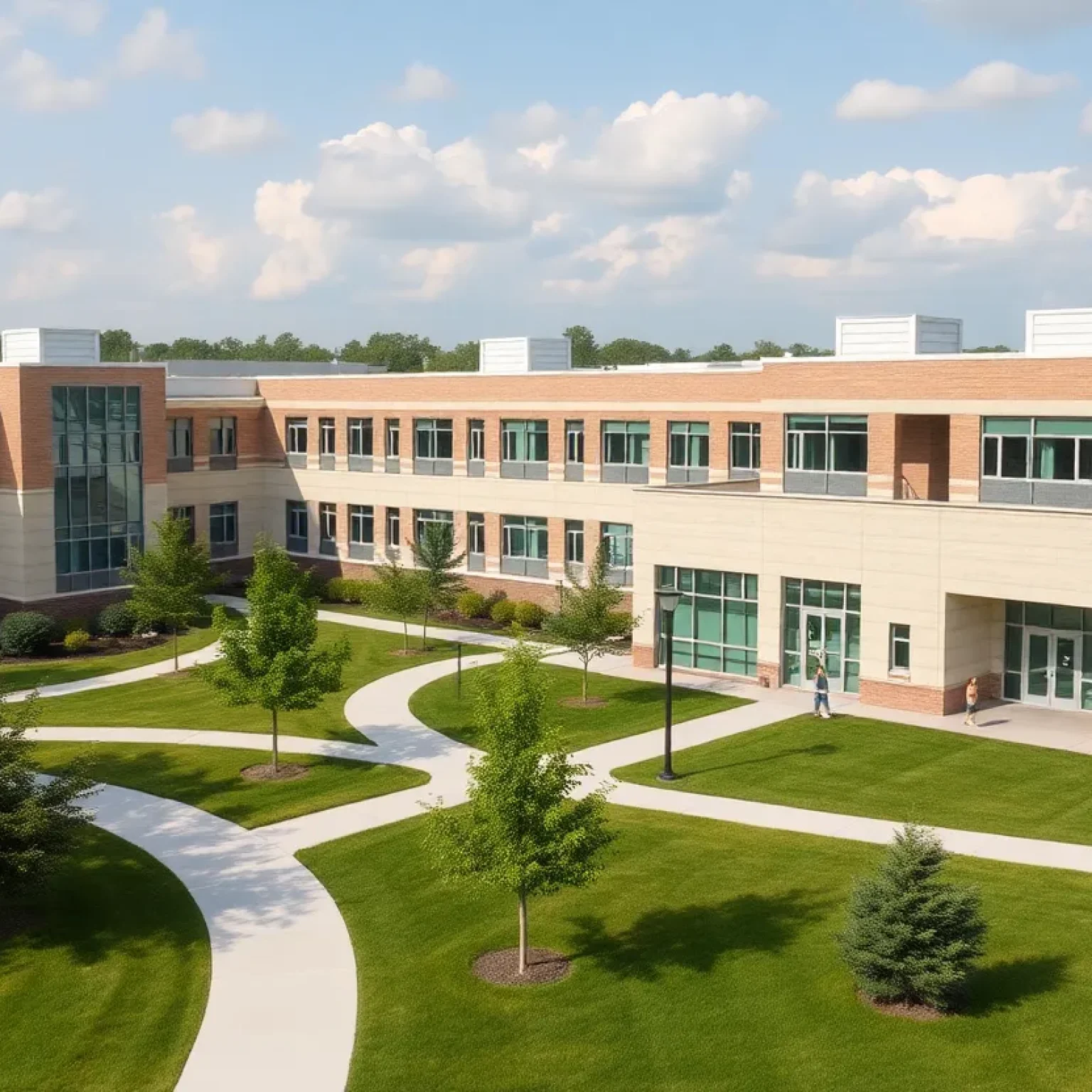 Architectural rendering of the proposed new jail facility in Jacksonville