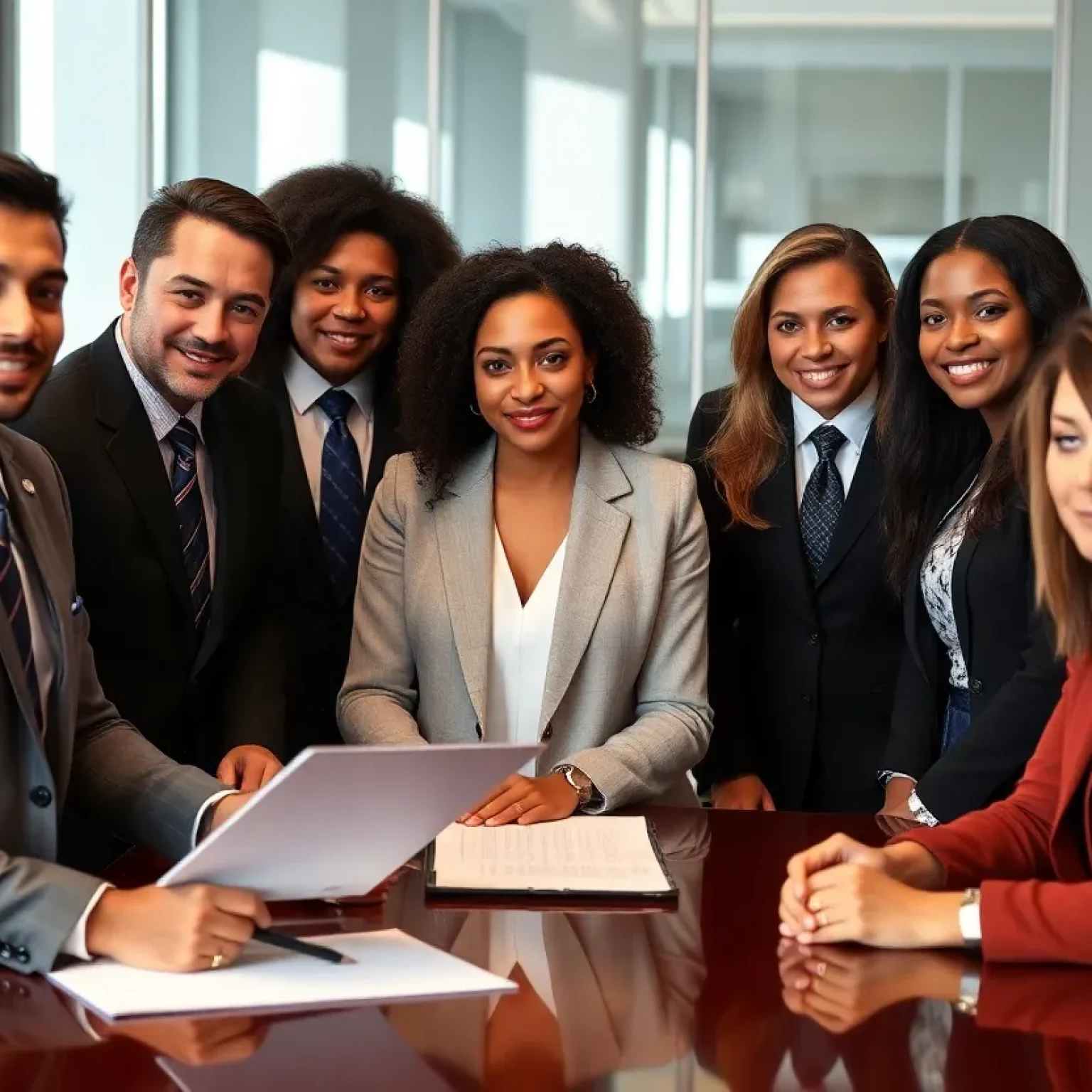 Group of attorneys working together in Jacksonville
