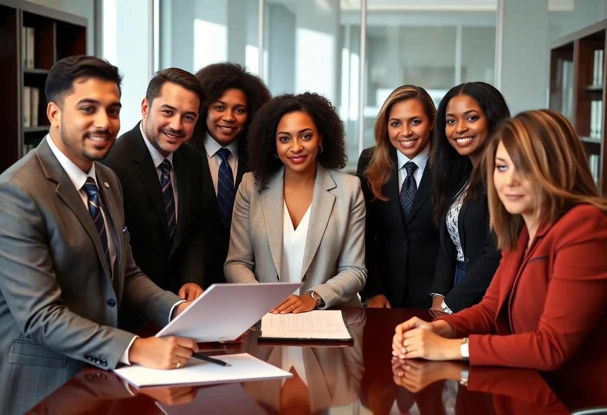Group of attorneys working together in Jacksonville