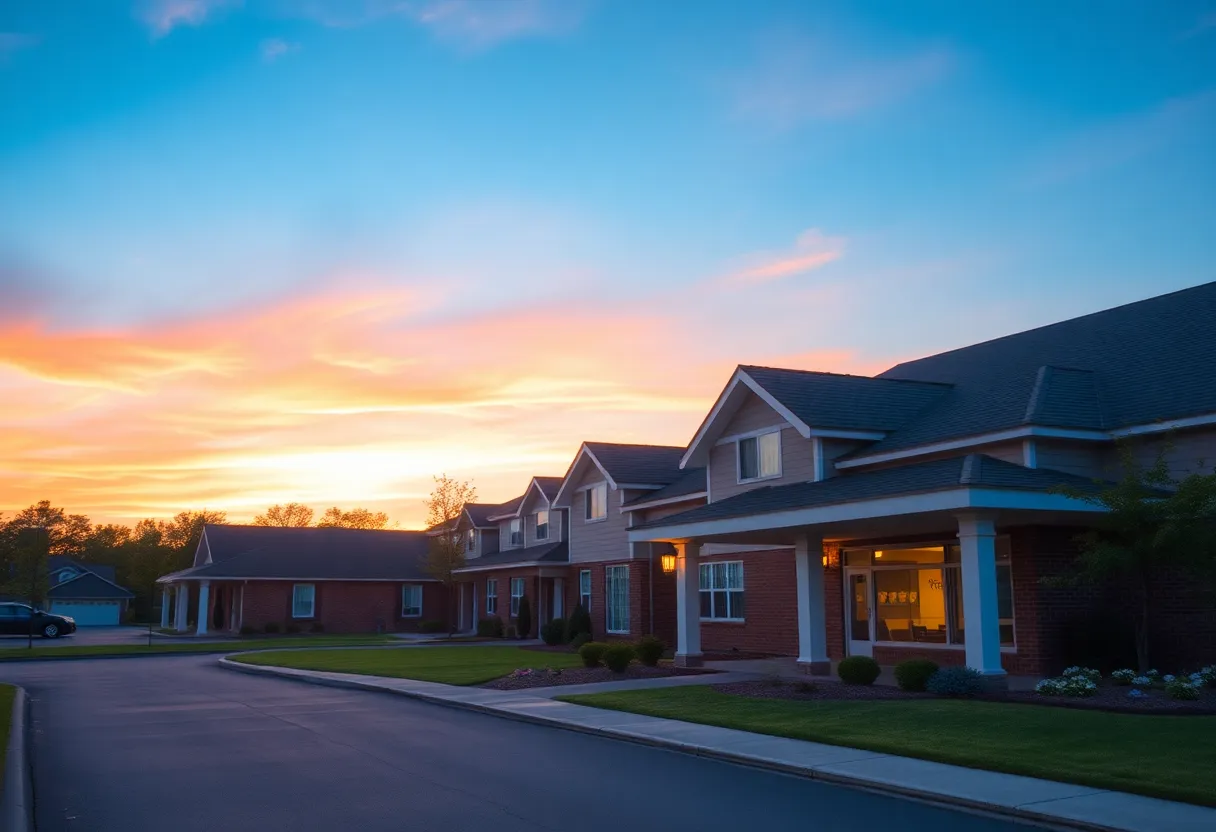 Exterior view of a senior living facility in Jacksonville