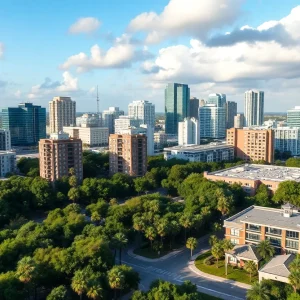 Vibrant skyline of Jacksonville, Florida, representing urban growth.