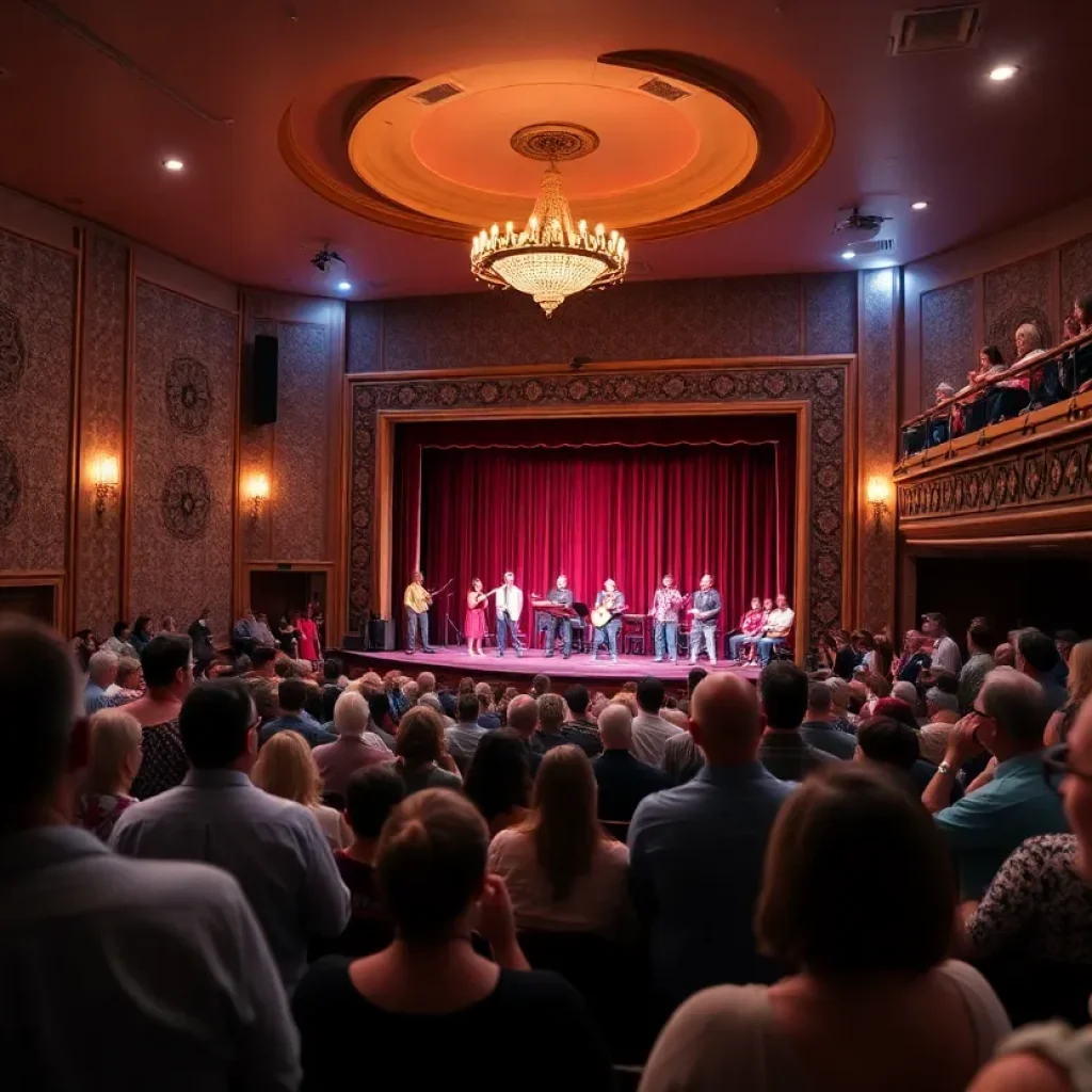 Audience enjoying a performance at Jacksonville theatre