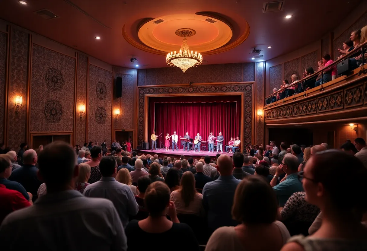 Audience enjoying a performance at Jacksonville theatre
