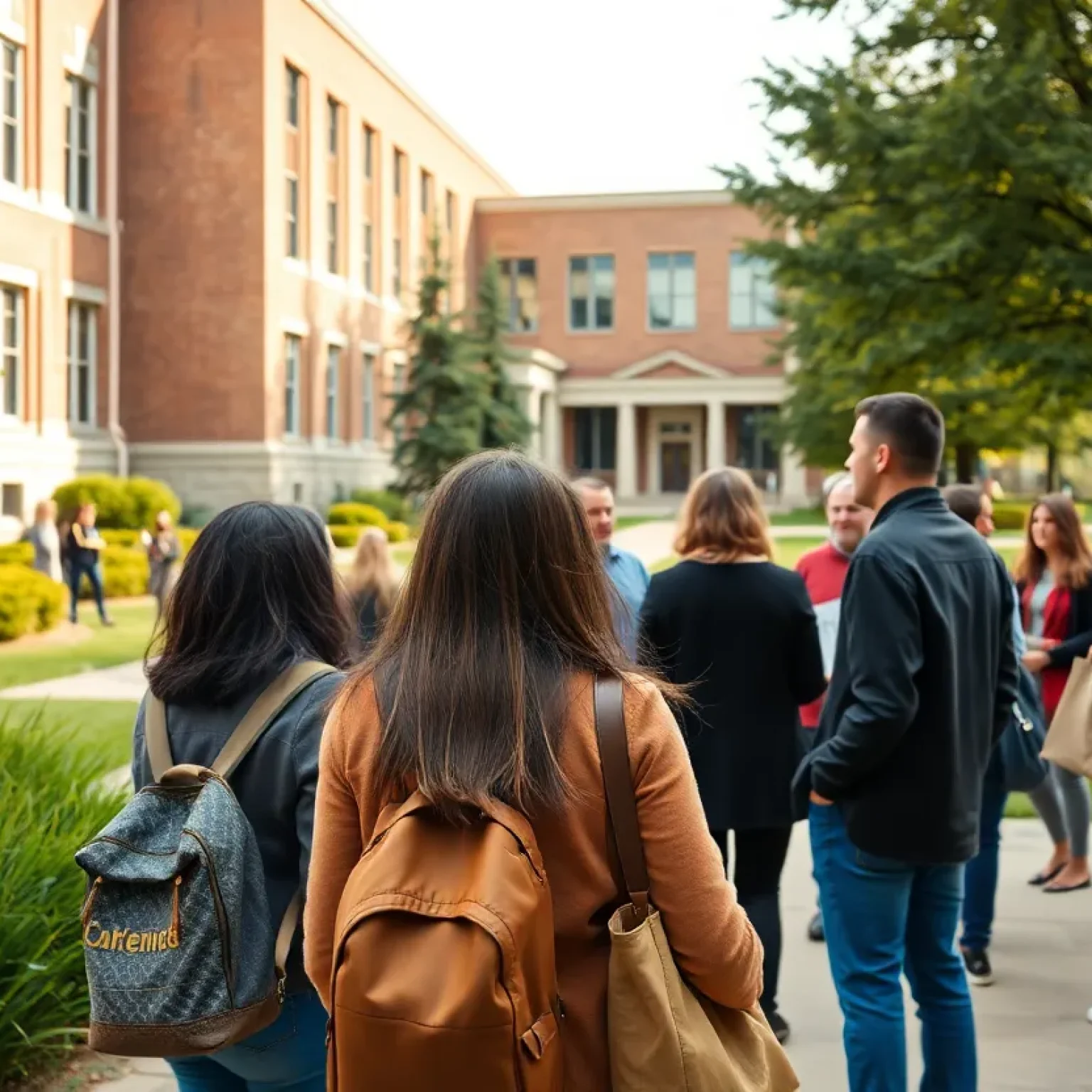 A view of Jacksonville University with faculty and students amidst changes.