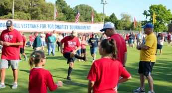 Jacksonville Hosts Annual Slides and Kickball Tournament for Veterans