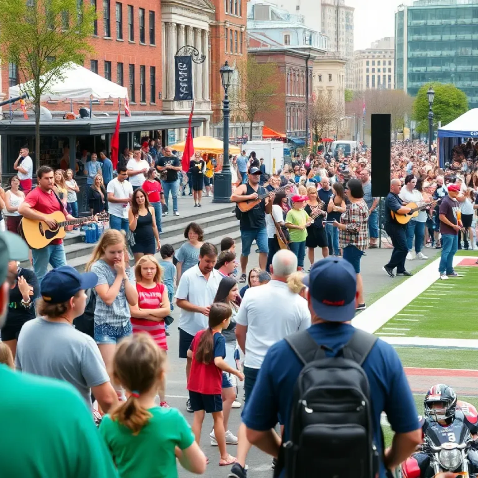 People enjoying festivals and concerts in Jacksonville