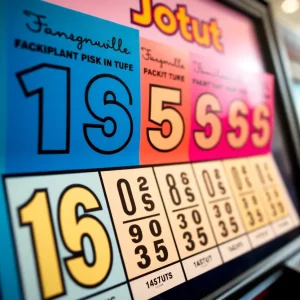Colorful lottery tickets representing wins in Jacksonville