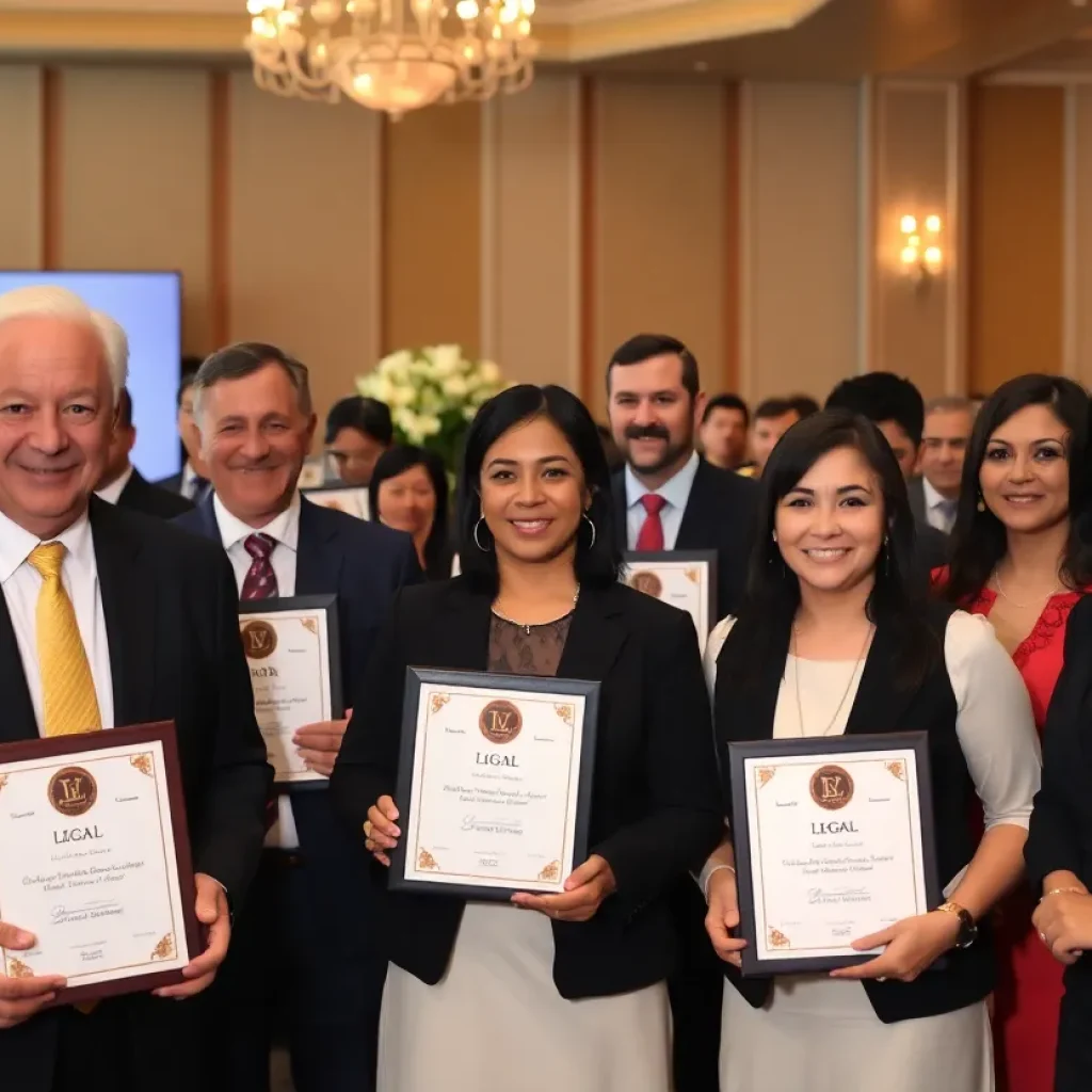 Participants at the JWLA awards ceremony