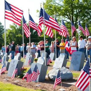 Memorial Day ceremony honoring military personnel in Jacksonville