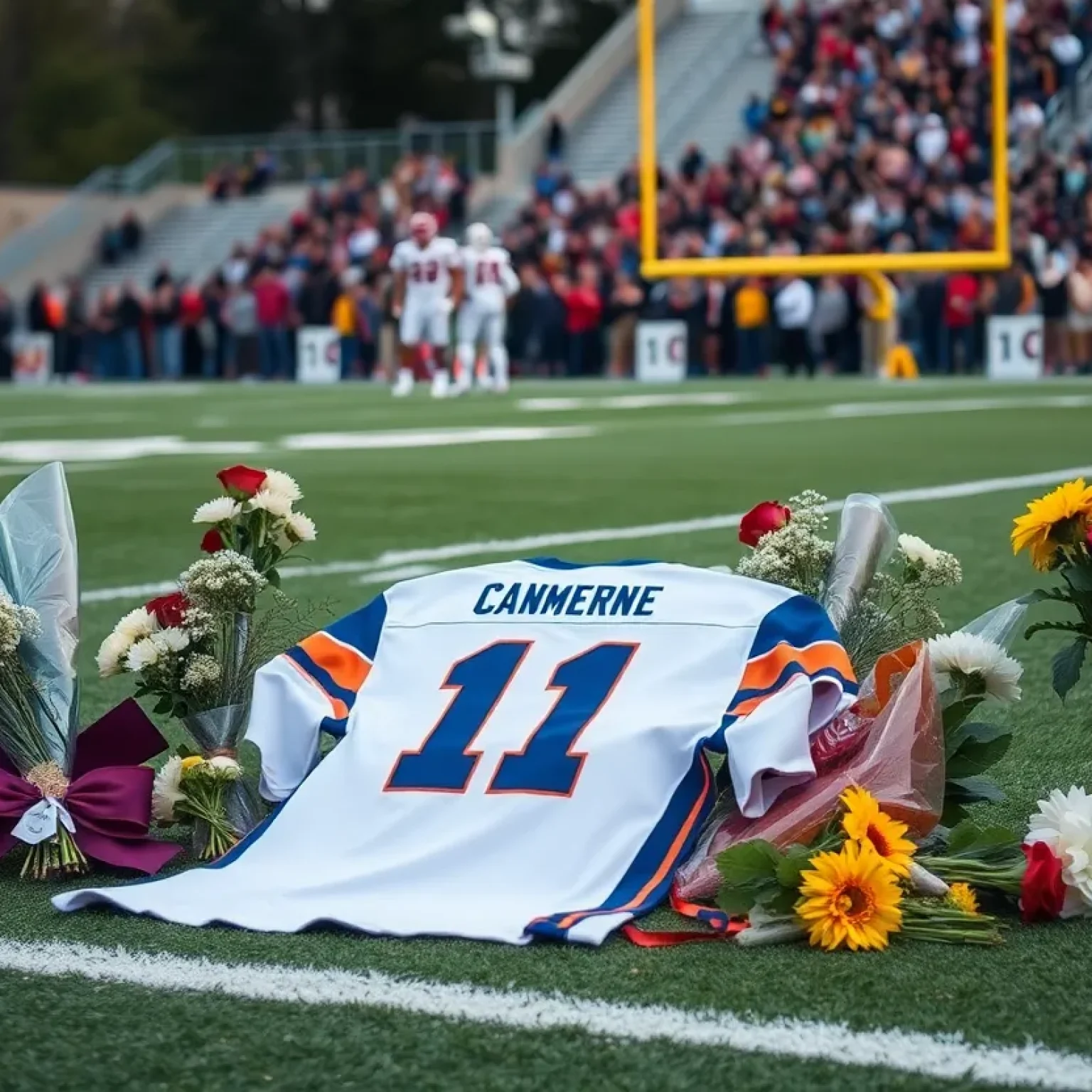 Memorial at Jacksonville University for Ricardo Tilman Jr.