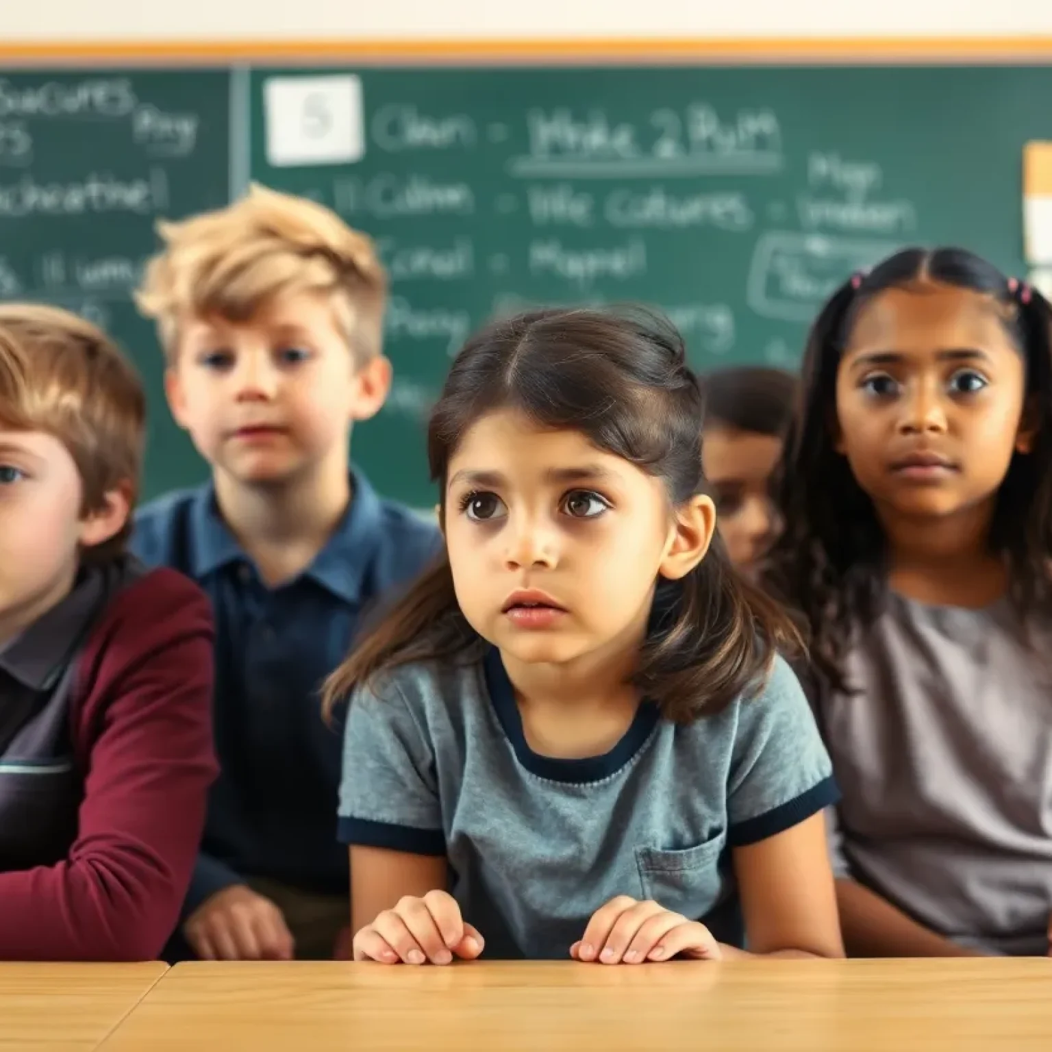 Classroom environment demonstrating school safety concerns