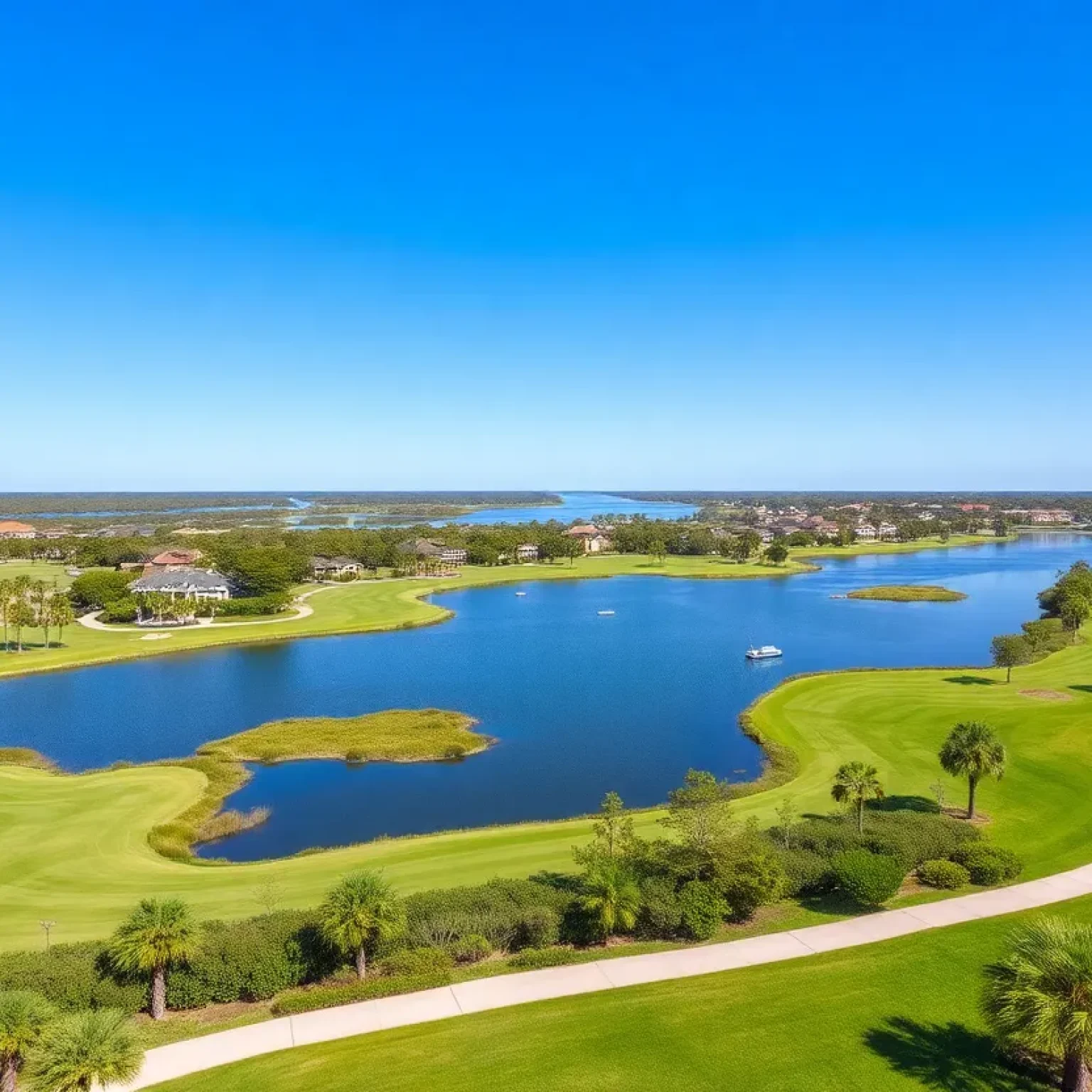 Scenic view of World Golf Village in St. Augustine