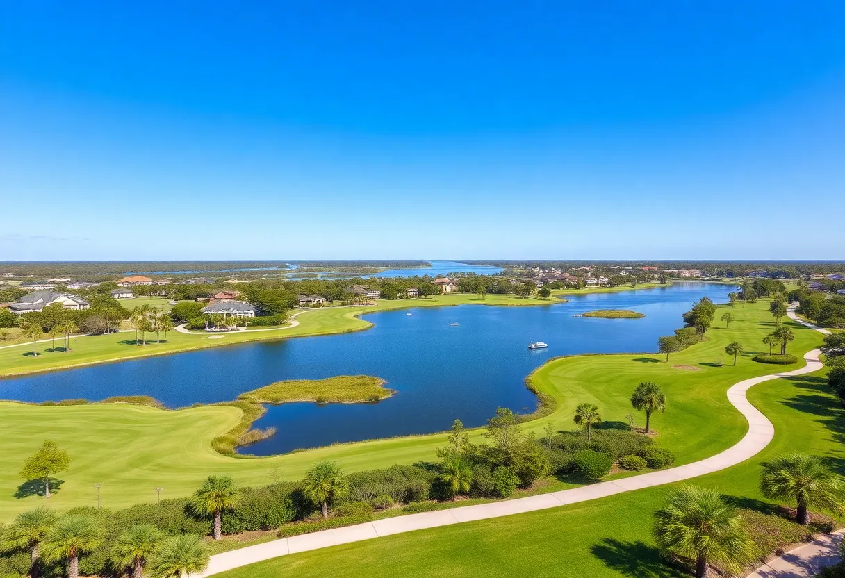 Scenic view of World Golf Village in St. Augustine