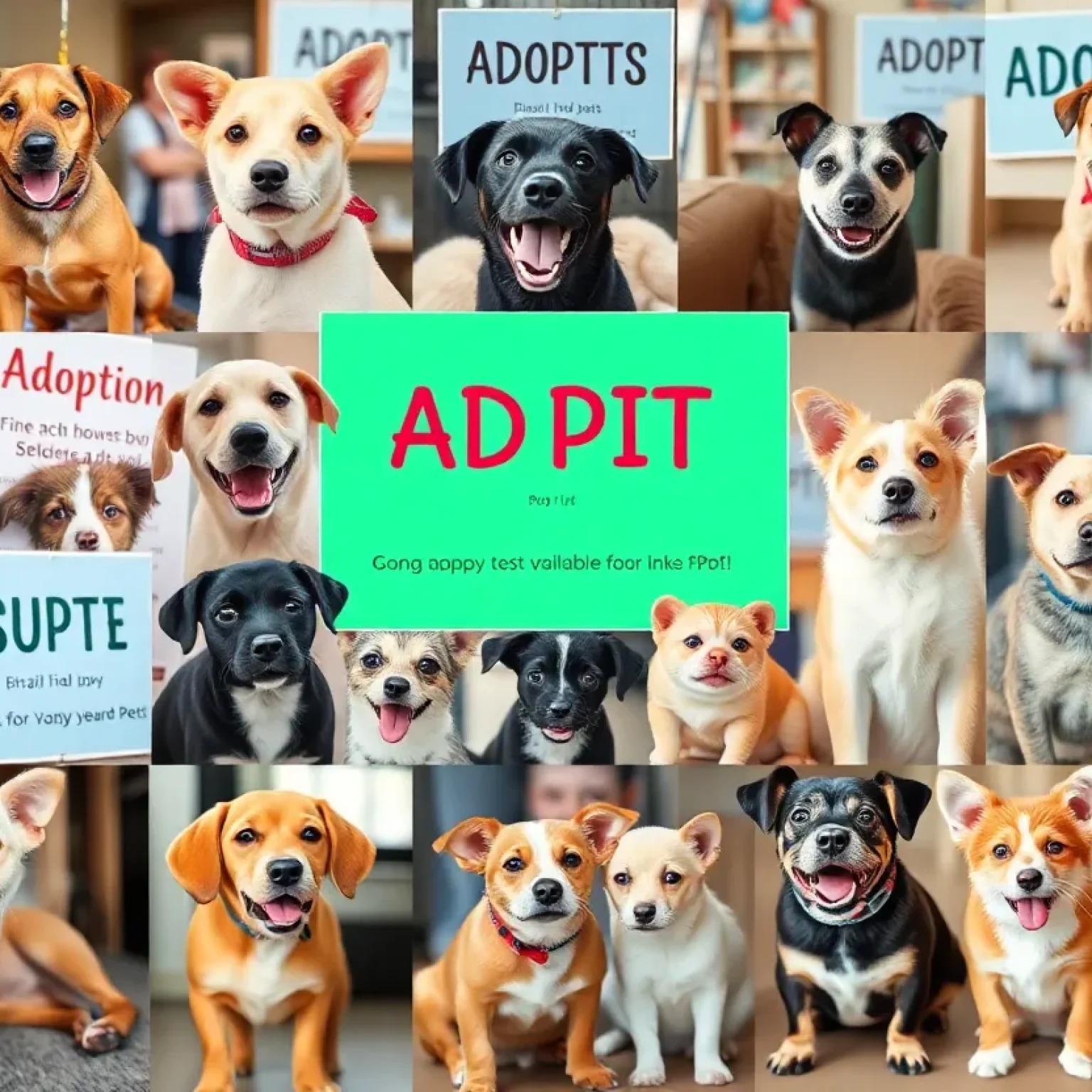 A variety of adoptable dogs and cats from local shelters in Jacksonville.